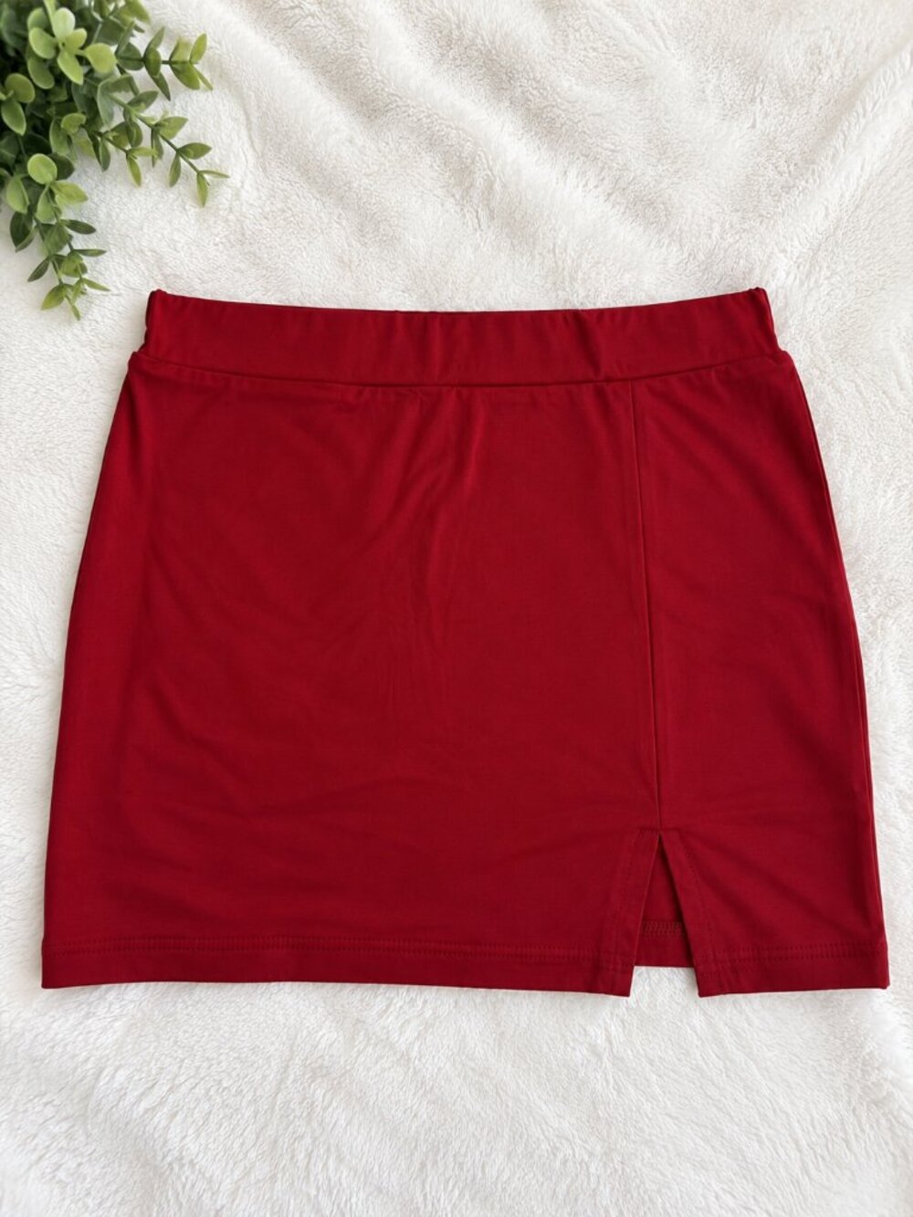 DooMoni Women's Slit High Waisted Mini Skirt Y2K Club Skort with Underneath